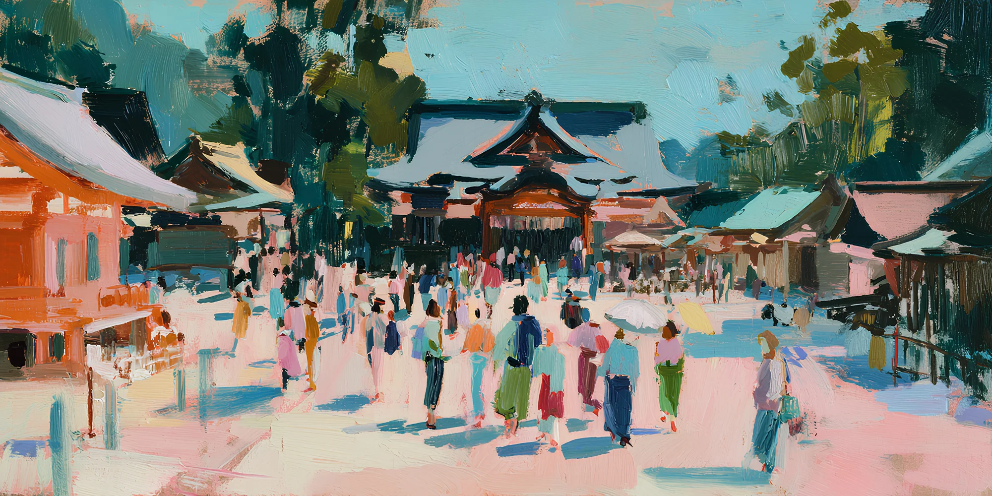 出雲大社の風景